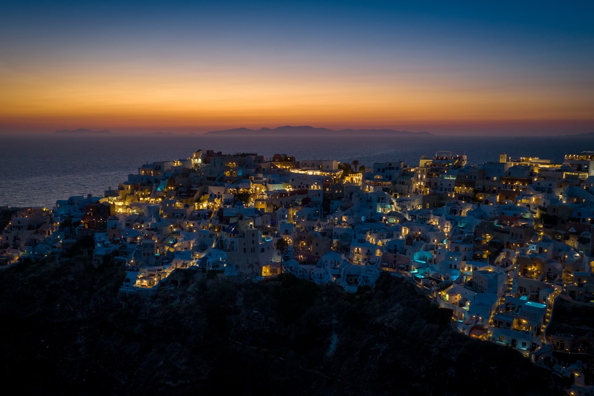 Sunset at Santorini